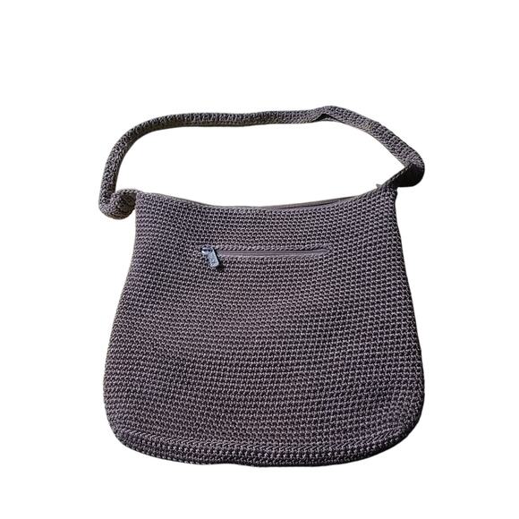 The Sak Vintage Crochet Knit Taupe Fabric Handbag Purse Boho , Large, BOHO - Picture 1 of 4